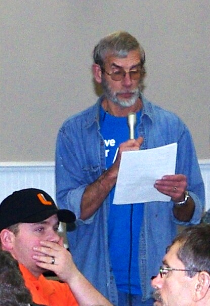 Bob Stone, local resident, opposes BioMassacre