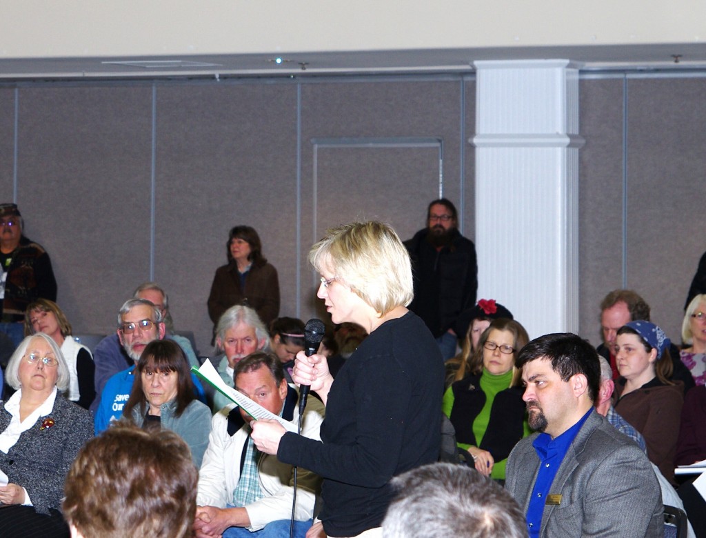 Local Nurse Practioner Deborah Hartley testifies against BioMassacre