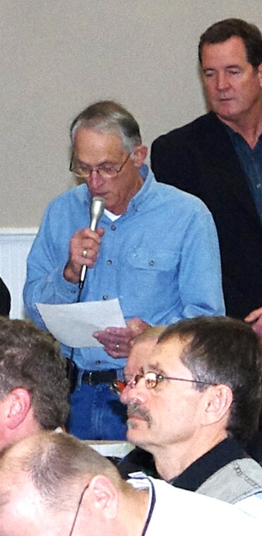 Donald Jones, local resident, urges alternatives to Adage