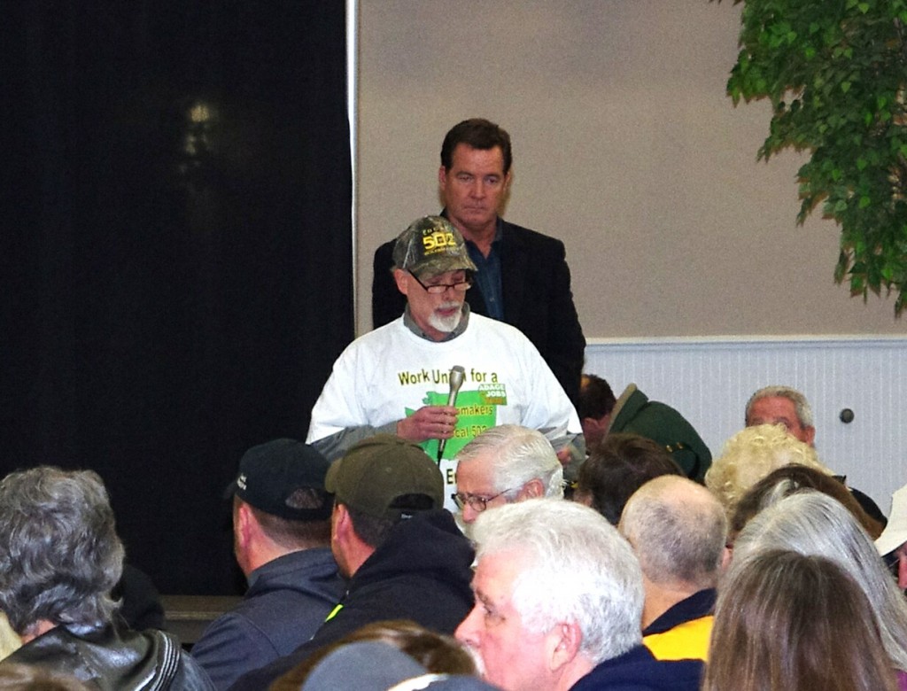 Visiting Boilermaker Eric Grivin struggles to lionize Adage from script