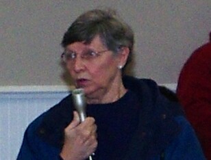 Mary Chilton, resident goatherd & gardener