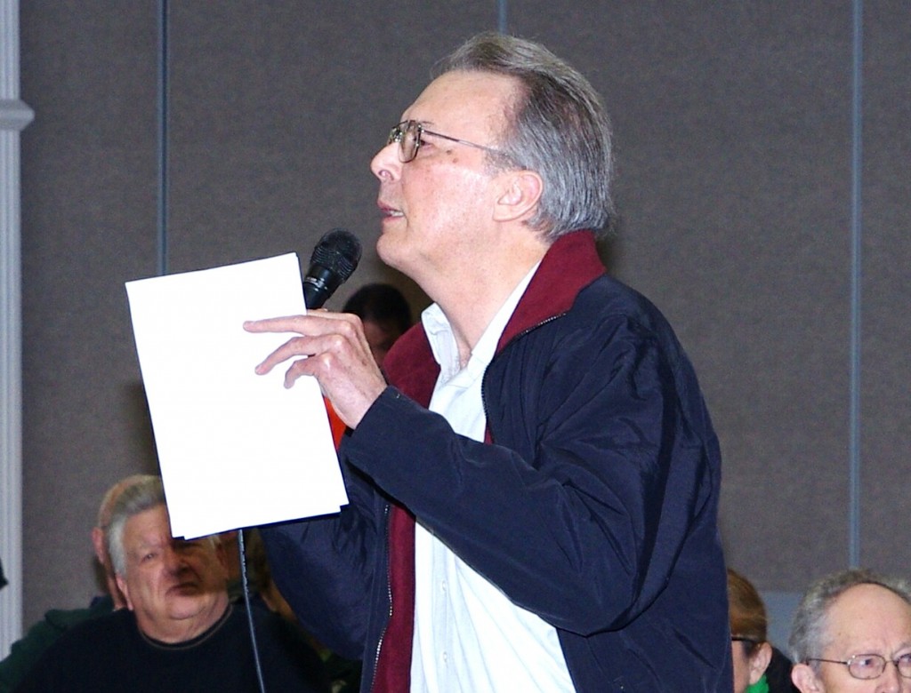 Mike O'Connor, environmental consultant, sounds alarm