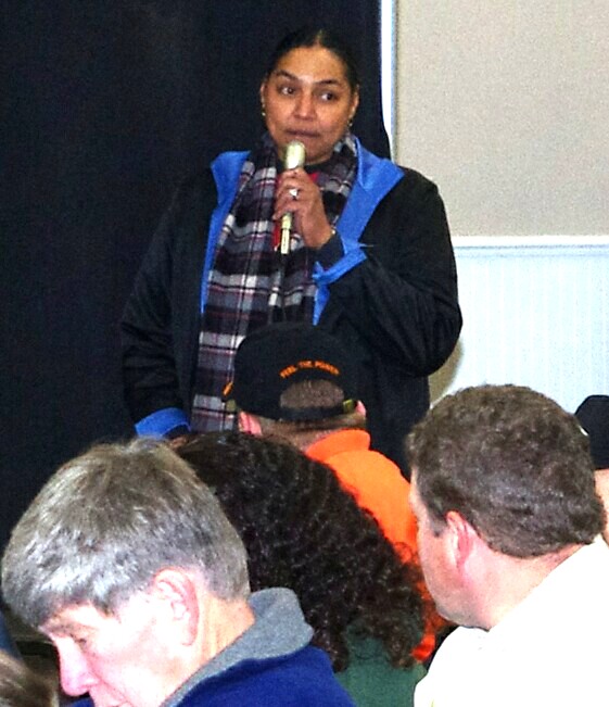 Roslynn Reed, native American, local resident, victim of toxic pollution