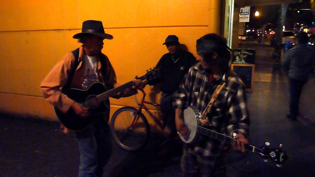 Night Time Jam Session on 4th Street