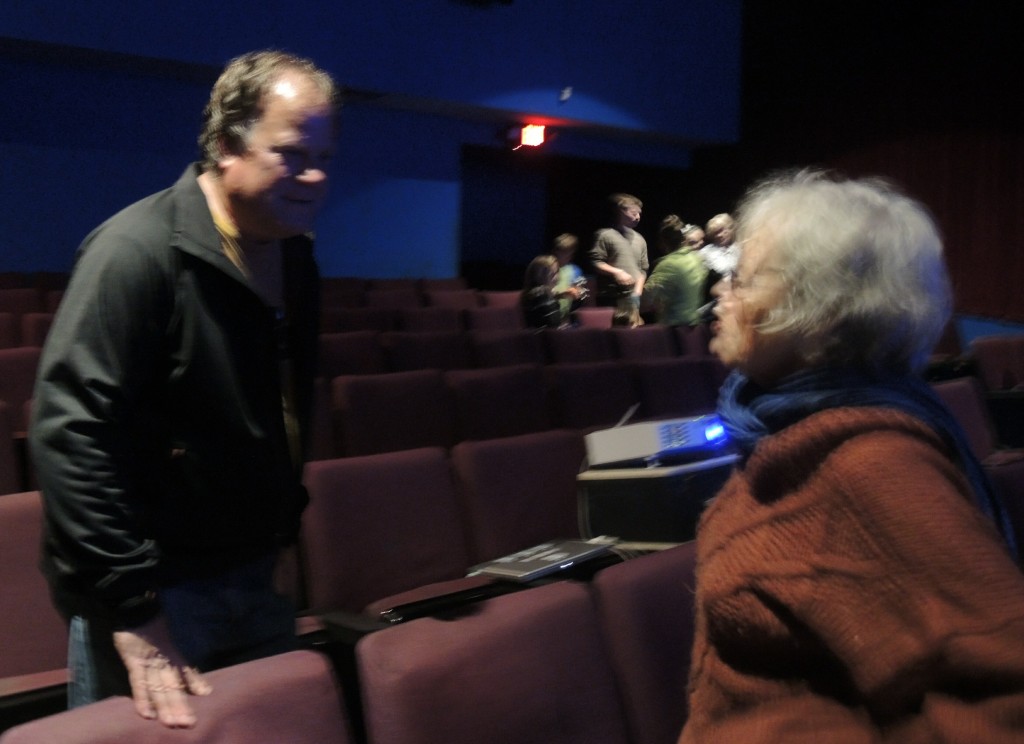 Producer Woytowich greet patron