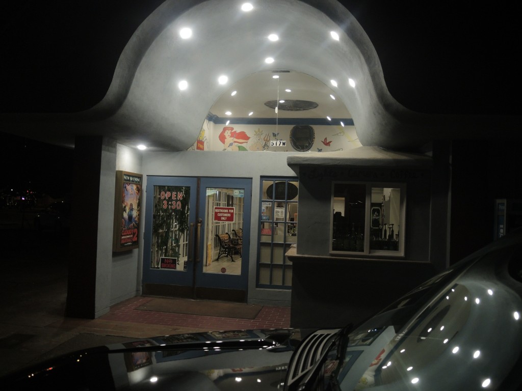 Shelton Cinema after dark